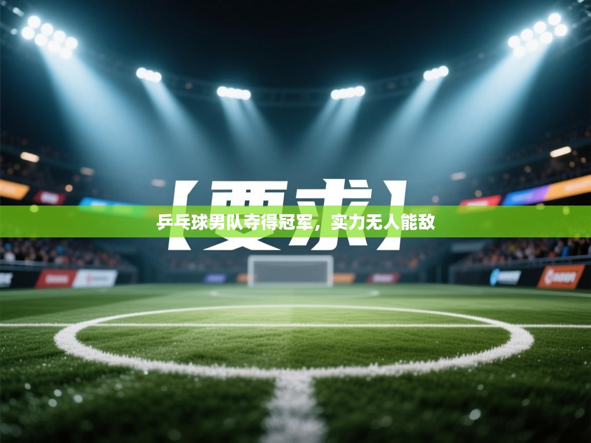 乒乓球男队夺得冠军,实力无人能敌 第1张
